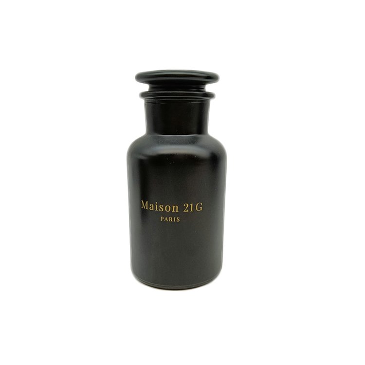250 ml 1000 ml black color reagent bottle wide mouth with glass lid
