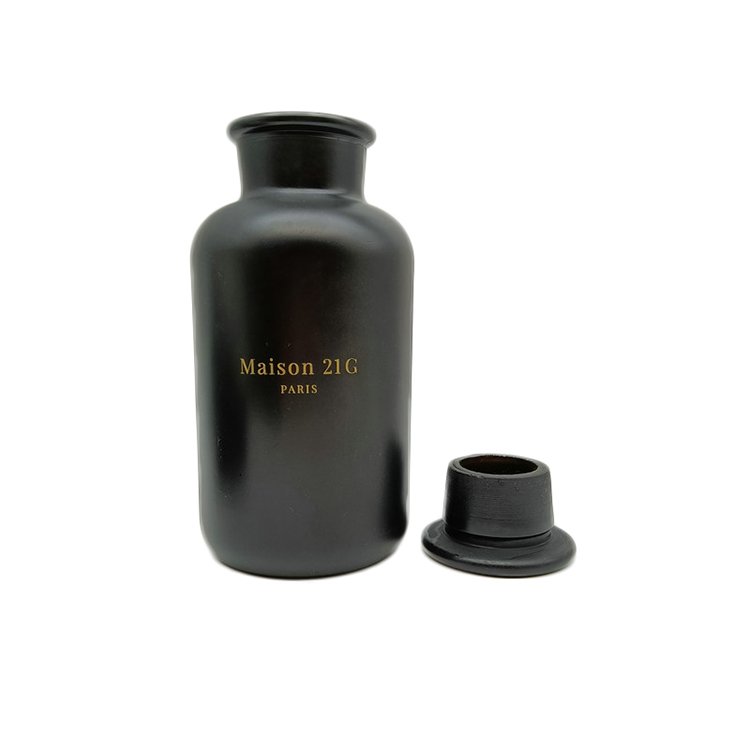 250 ml 1000 ml black color reagent bottle wide mouth with glass lid