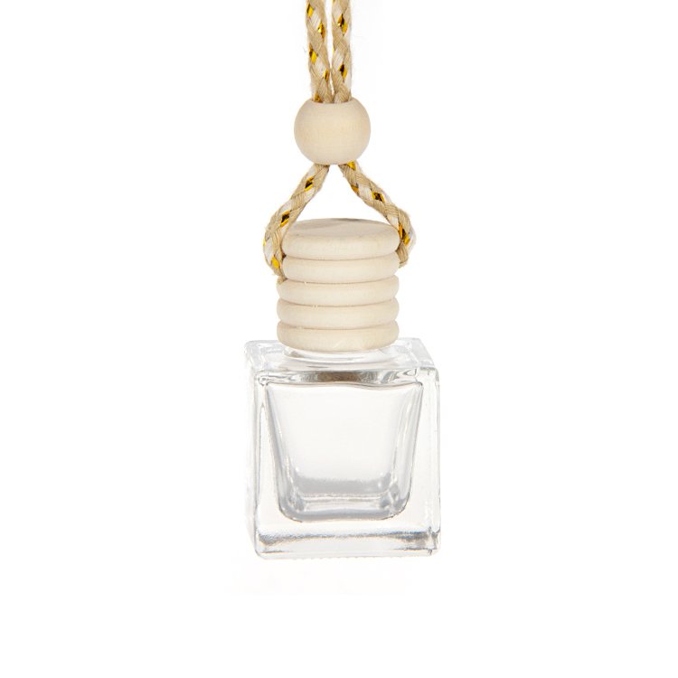 3ml 5ml 8ml 10ml Square Refillable Diffuser Empty Hanging Car Perfume Bottle