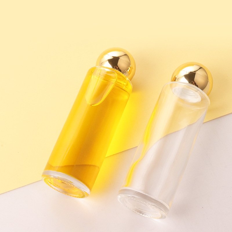 Luxury Cosmetic Packaging 60ml Moisturizer Skin Care Toner Glass Bottle Smoothing Whitening Toner Bottle With Lid