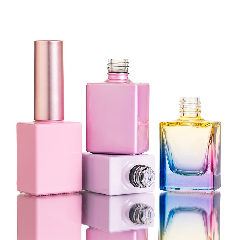 Custom Logo One Bottle One Color Nail Polish Glass Bottle 10Ml 12Ml Empty Gel Polish Bottle
