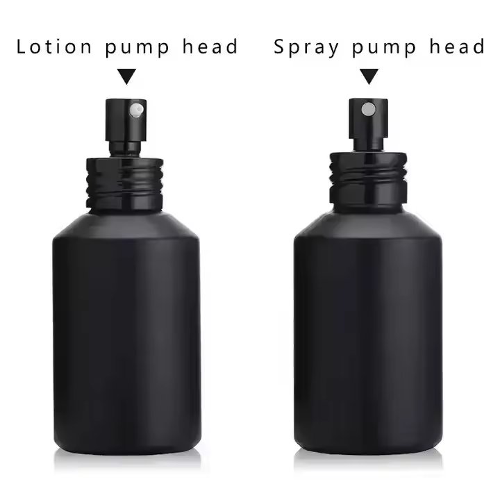 15ml 30ml 60ml 100ml 120ml Black Slant Shoulder With Aluminum Fine Mist Spray Cap Glass Bottle Atomizer For Perfume