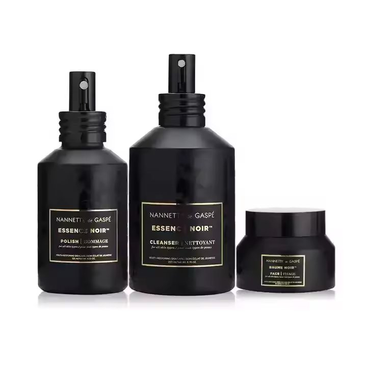 15ml 30ml 60ml 100ml 120ml Black Slant Shoulder With Aluminum Fine Mist Spray Cap Glass Bottle Atomizer For Perfume