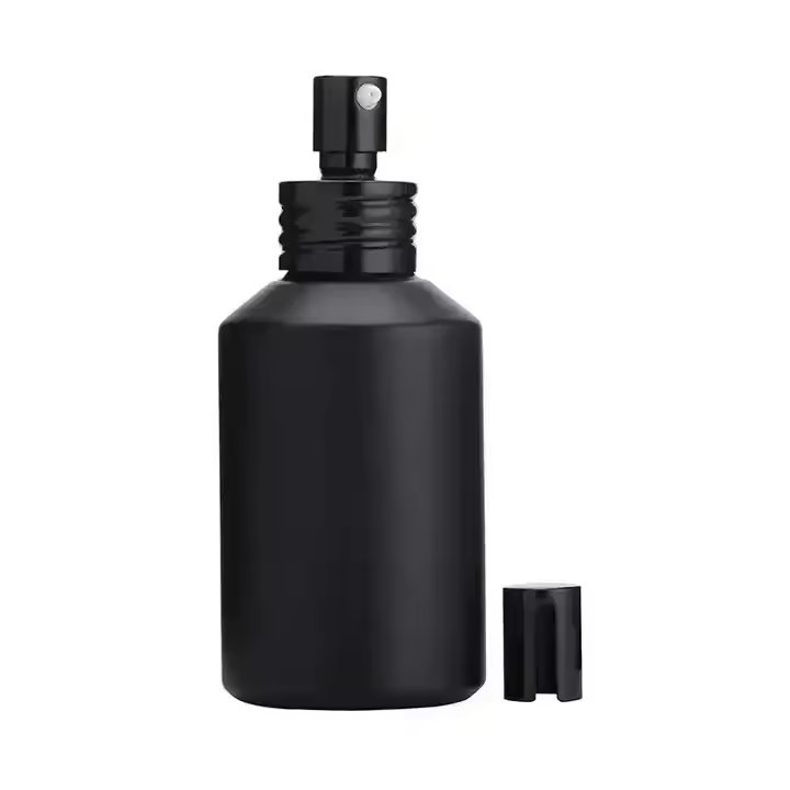 15ml 30ml 60ml 100ml 120ml Black Slant Shoulder With Aluminum Fine Mist Spray Cap Glass Bottle Atomizer For Perfume