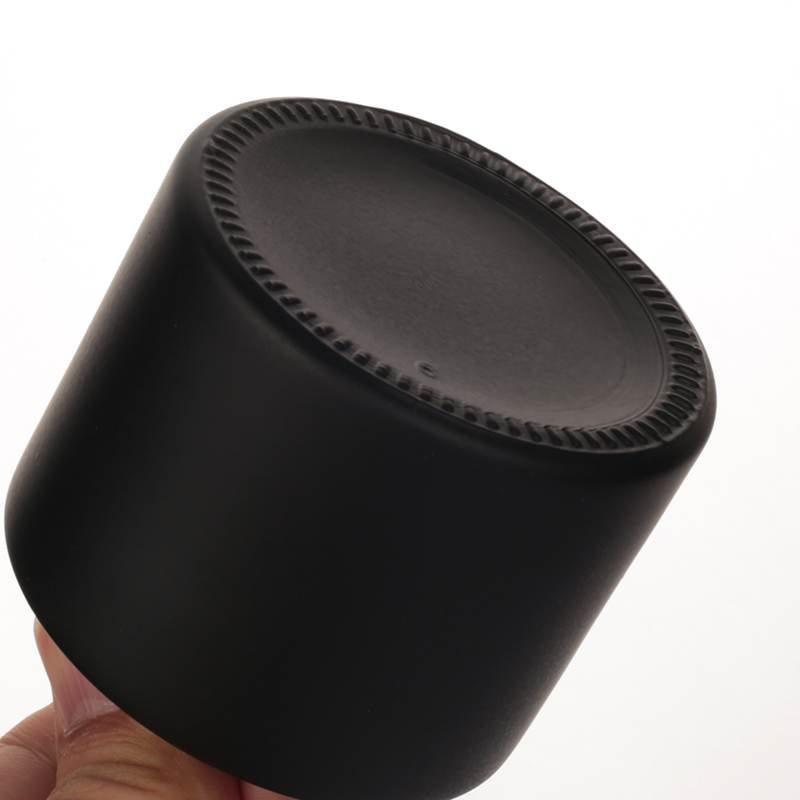Sale 100ml 150ml Round Black Luxury Empty Reed Diffuser Glass Bottle with Circle