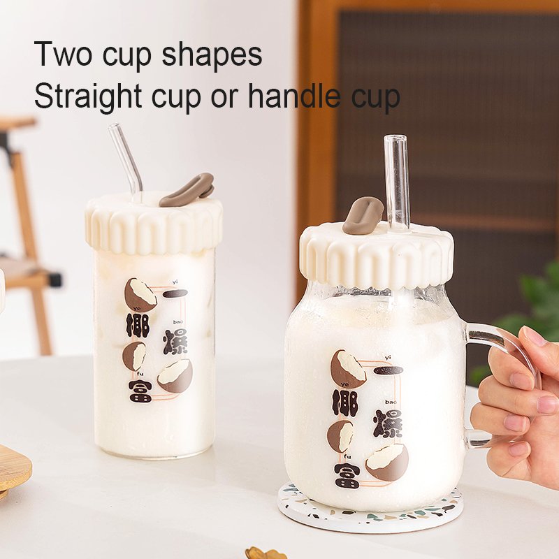Fruit Glass Water Bottle Eco-friendly Coffee Mug Wholesale Product Transparent Glass Bottles