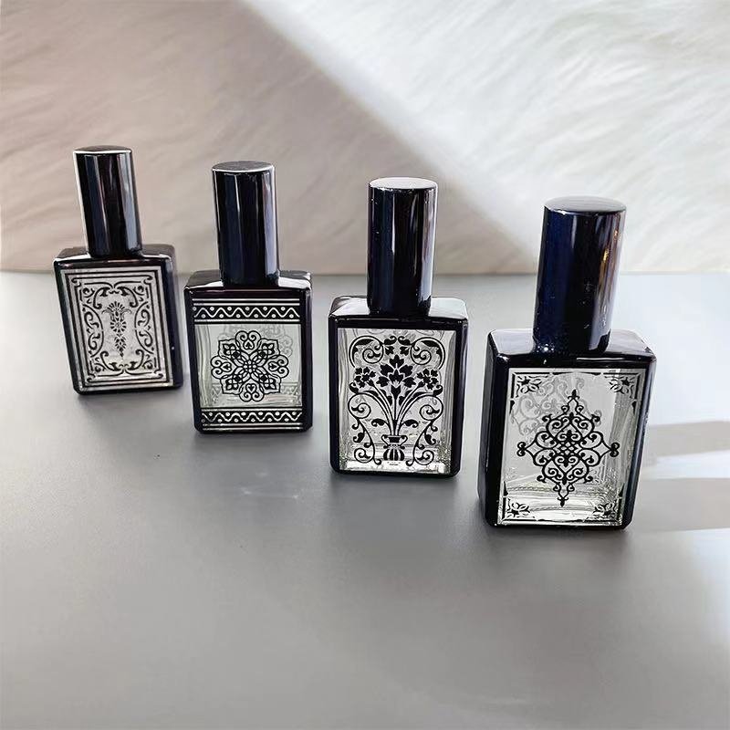 15ml Electroplating UV perfume bottle glass aluminum spray perfume separate bottle makeup water spray bottle