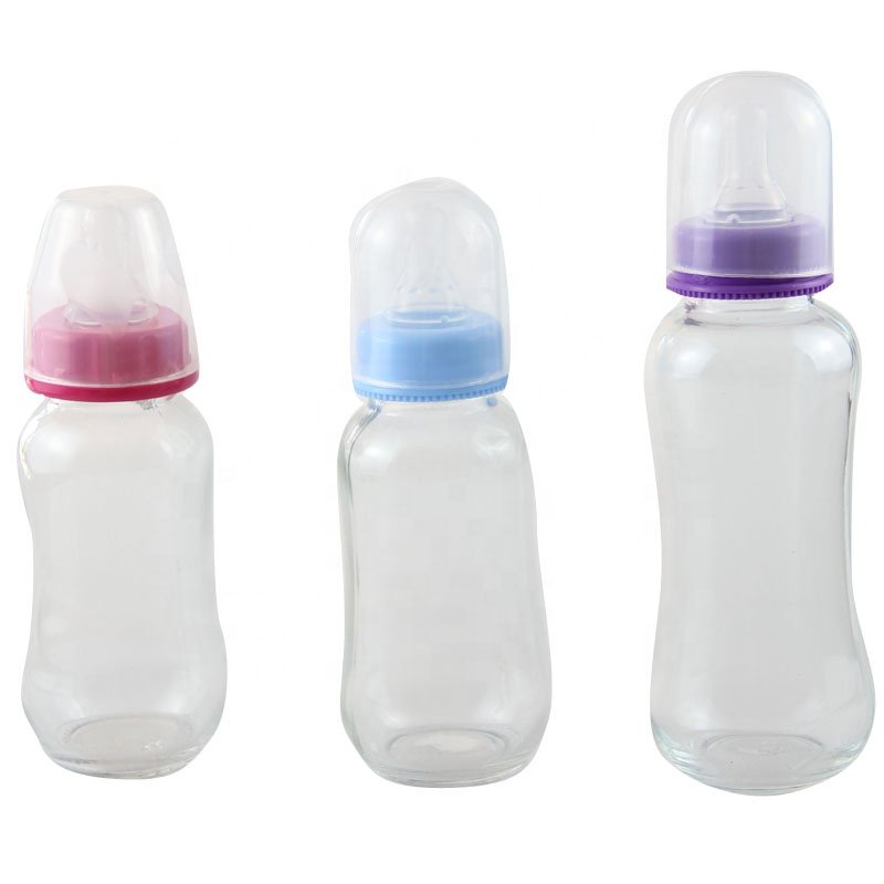 Newborn Baby Feeding Glass Bottle 210ml 280ml 300ml Clear or Custom-Made