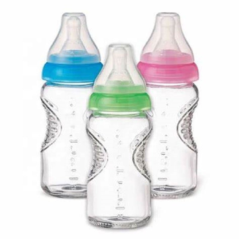 Newborn Baby Feeding Glass Bottle 210ml 280ml 300ml Clear or Custom-Made
