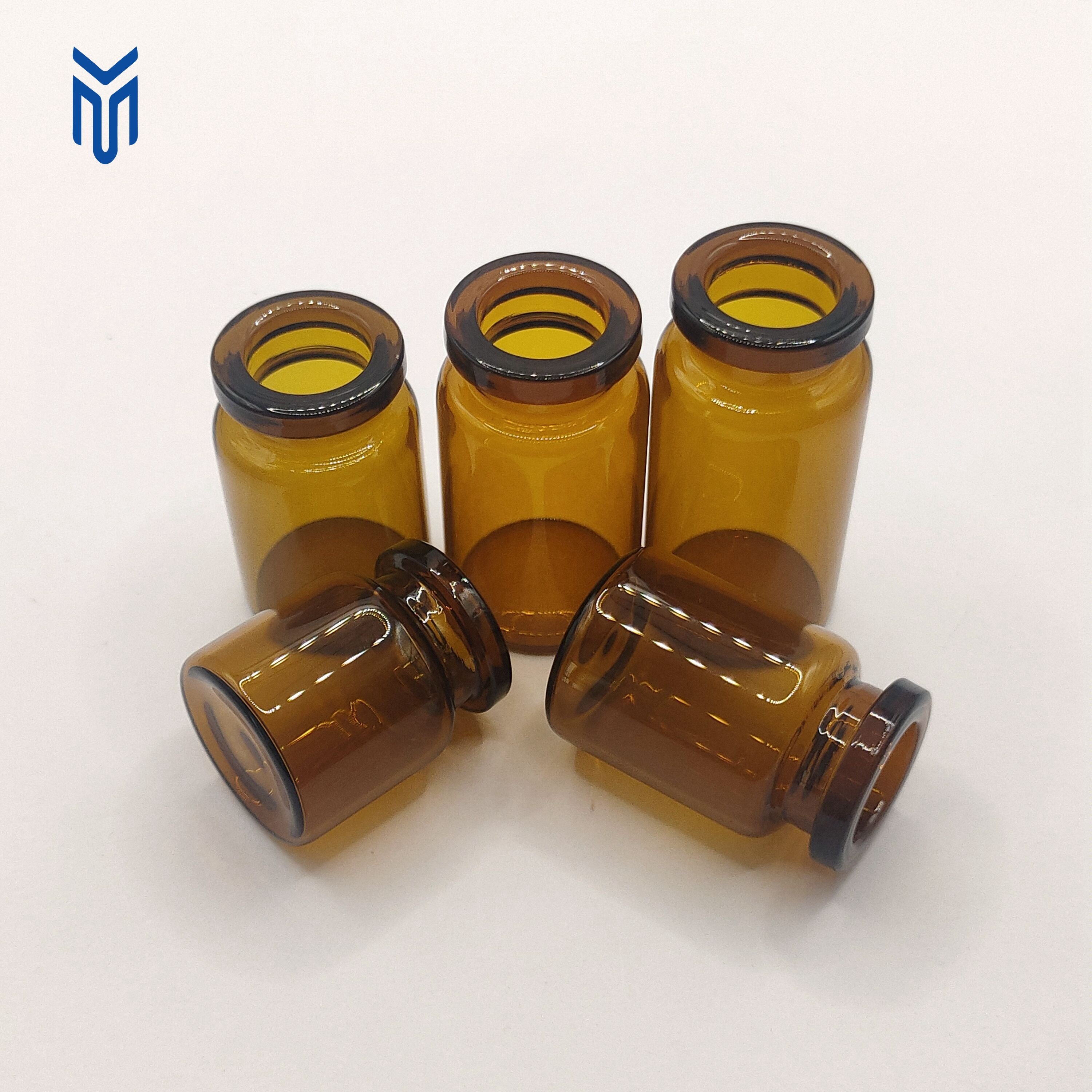 2ml 3ml 5ml 6ml 7ml 8ml 10ml 15ml 20ml amber clear freeze-dried powder bottle serum vial pharmaceutical Injection glass vial