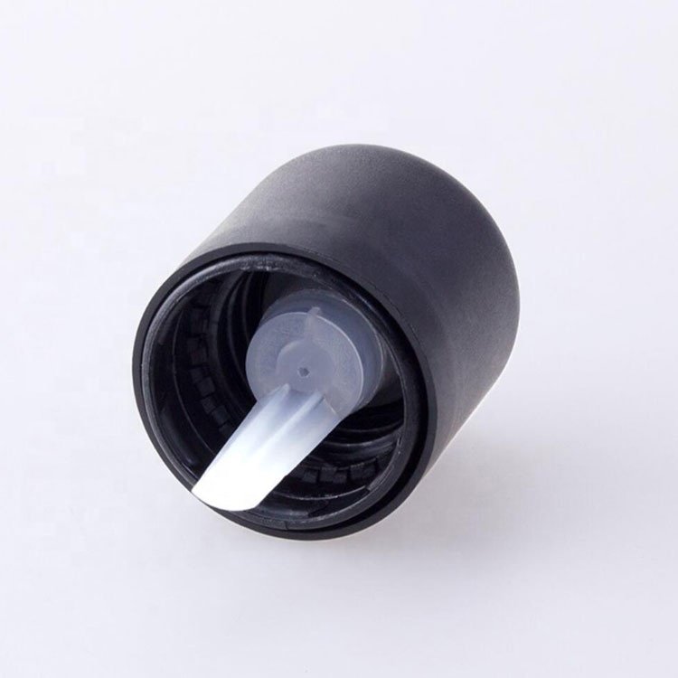 high quality 10ml glass essential oil bottle amber glass bottle with black child- -proof safety cap
