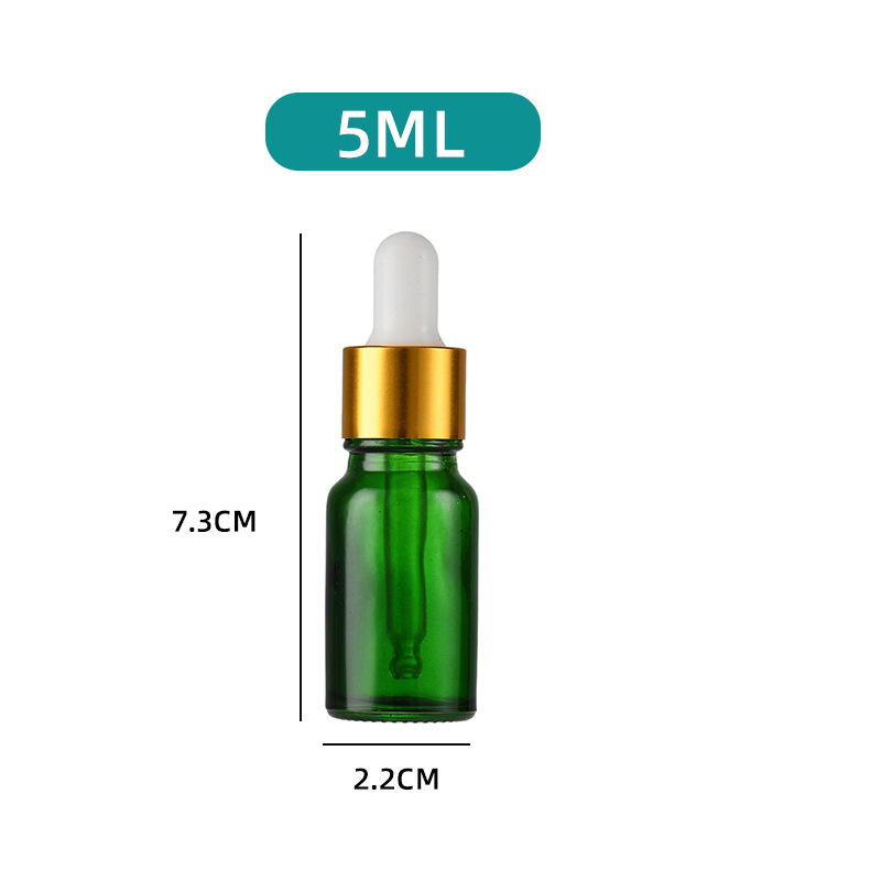 Wholesale 5ml 10ml 15ml 20ml 30ml 50ml 100ml 200ml amber clear green blue dropper glass bottle for essential oil