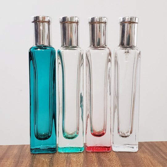 BYPE BY PERFUME 15ml Thick Bottom Mini Glass Perfume Bottle Empty Rectangular Shape Perfume Atomizer Spray Bottles With Pumps