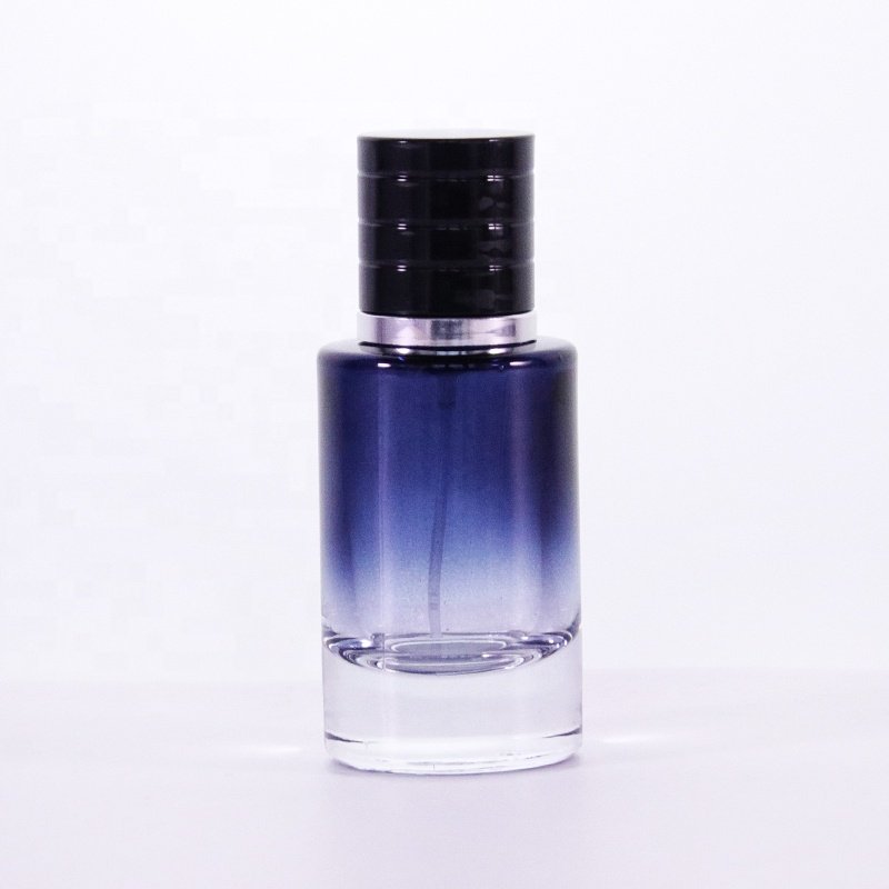 30ml Luxury Wholesale Faded Color Glass Perfume Bottles With Pump Packaging Set