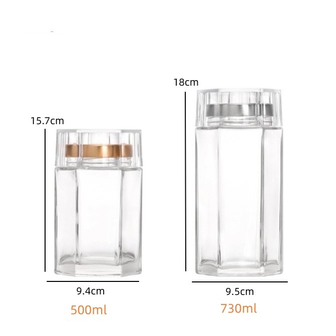 Chinese supplier luxurious Honey jar Glass bottle 5oz 6oz 9oz 12oz 16oz 24oz Jam jar Glass jar