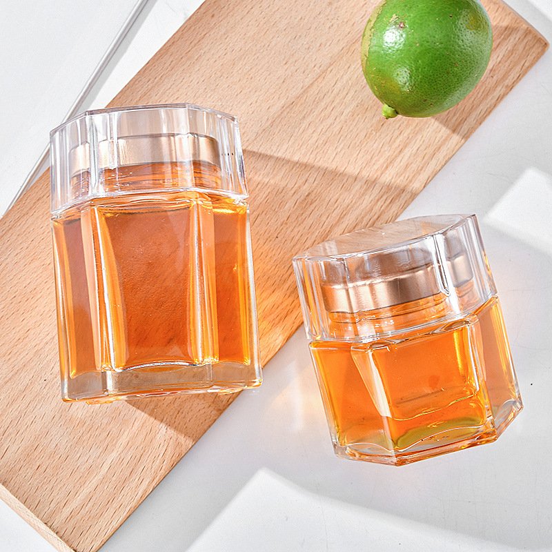 Chinese supplier luxurious Honey jar Glass bottle 5oz 6oz 9oz 12oz 16oz 24oz Jam jar Glass jar