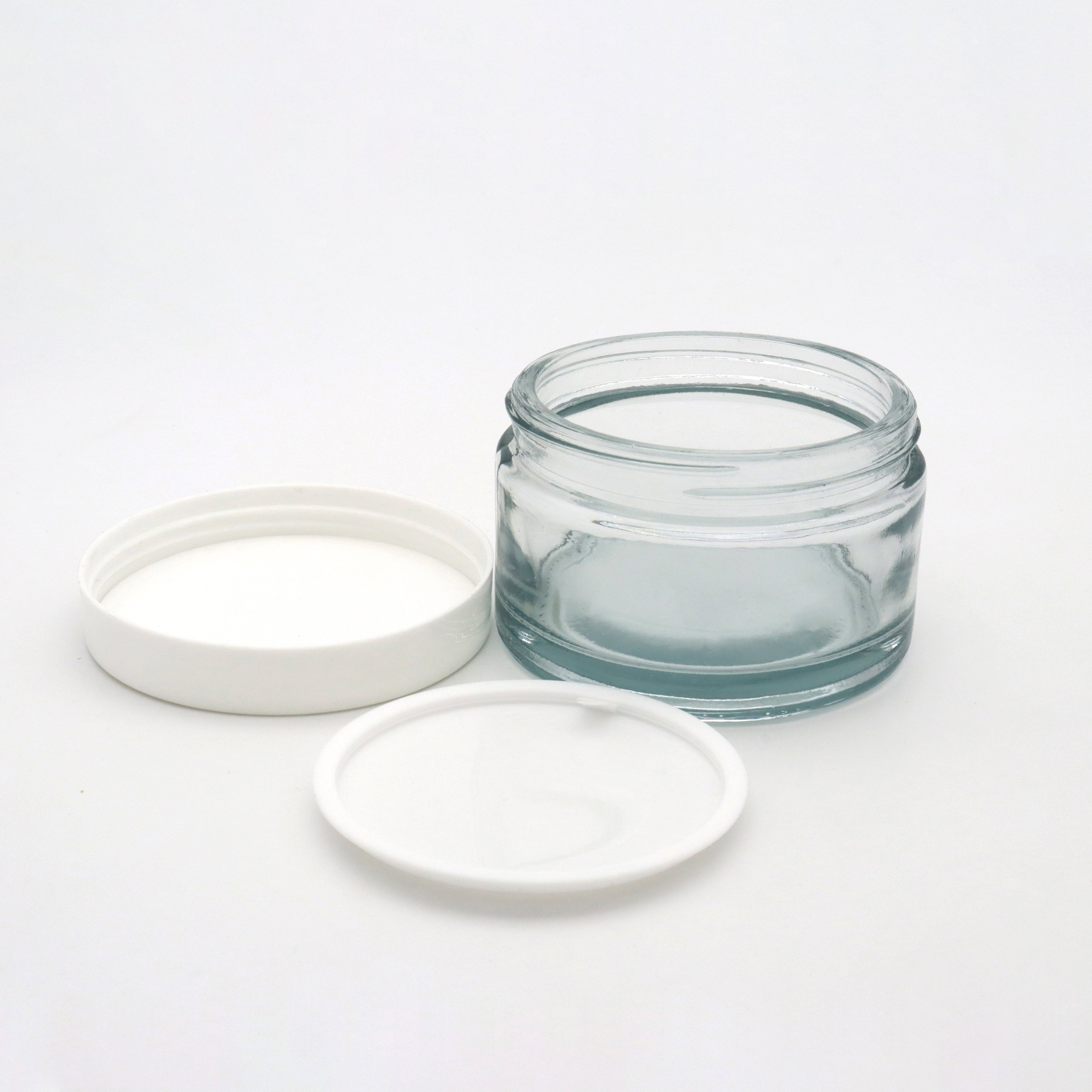 High Quality Cosmetic Packaging 200g cream jar Brown Glass Eye Cream Bottle PerfumeBottle glass jars with lids