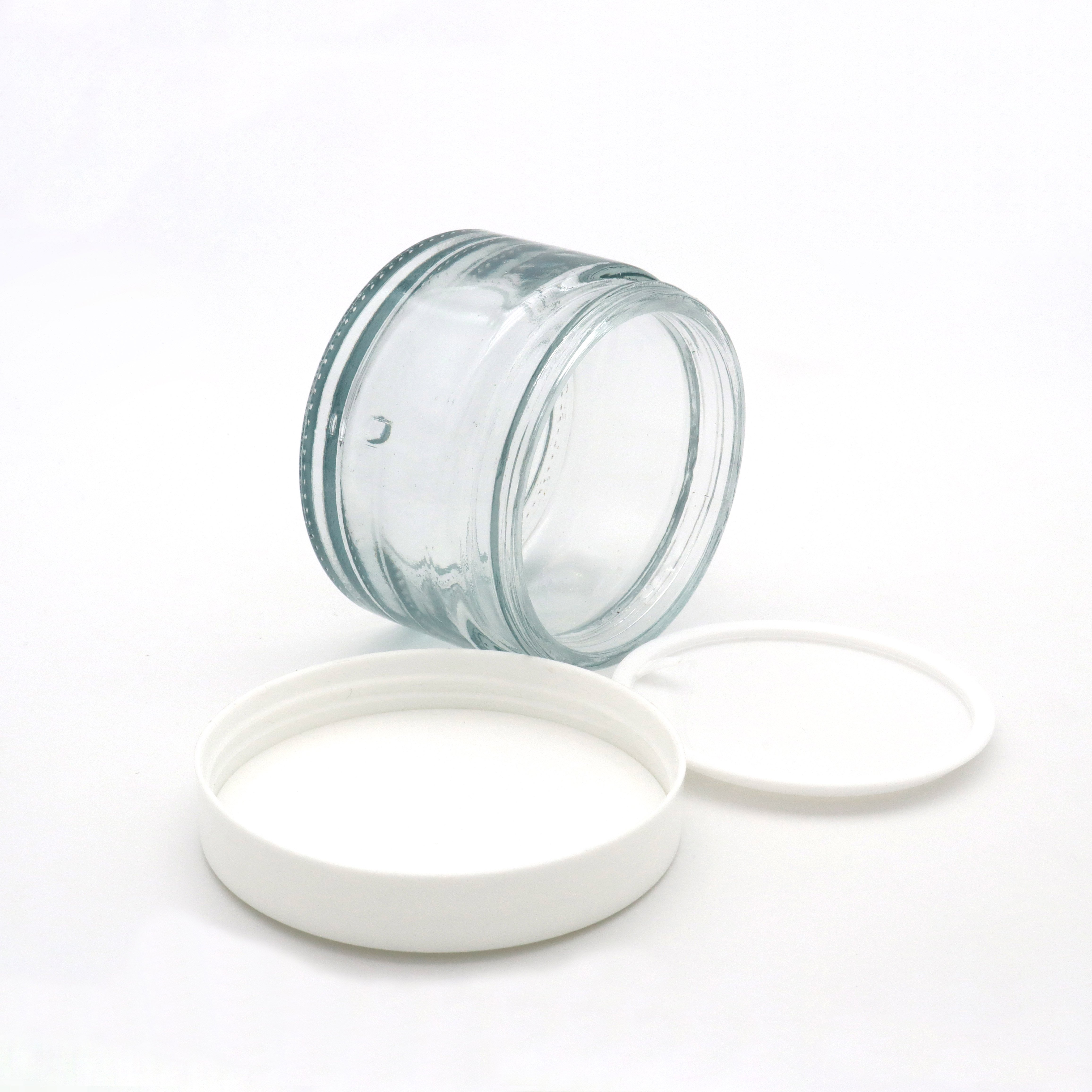High Quality Cosmetic Packaging 200g cream jar Brown Glass Eye Cream Bottle PerfumeBottle glass jars with lids