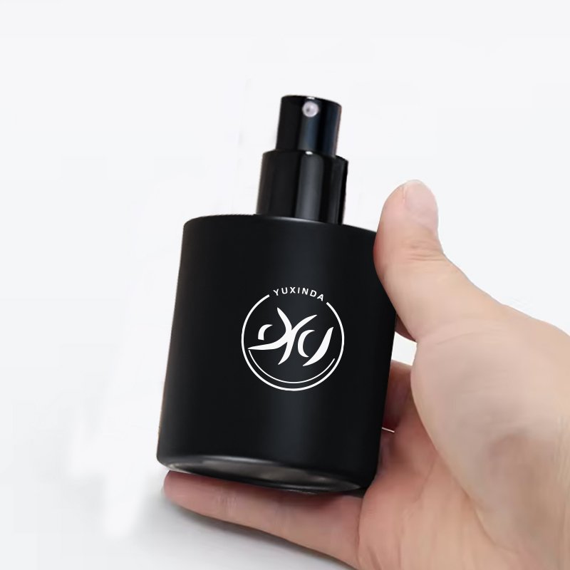 New Design Black Perfume Bottle 100ml 30ml 50ml Luxury Parfum Bottle Portable Perfume Atomizer Perfume Glass Bottle With Cap