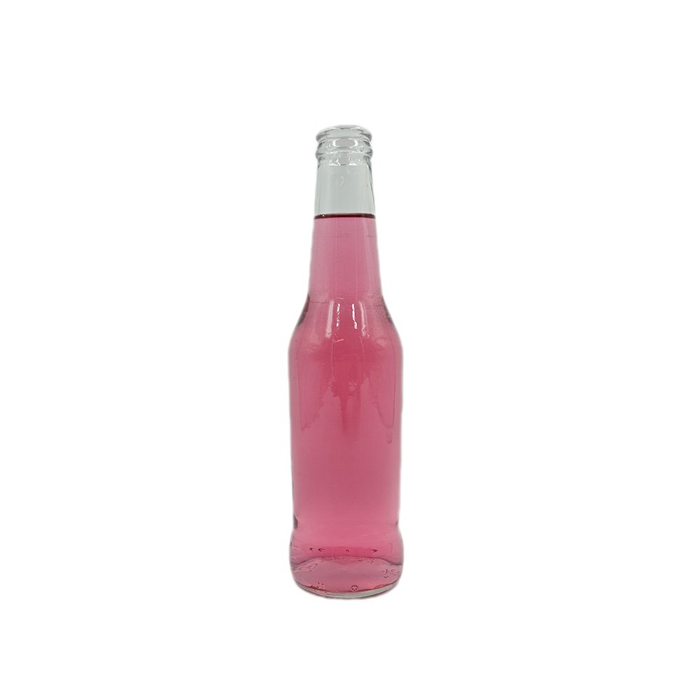 Clear Glass Cold Brew Drinking Bottle Fruit Juice Tea Beverage Glass Bottle Manufacturer