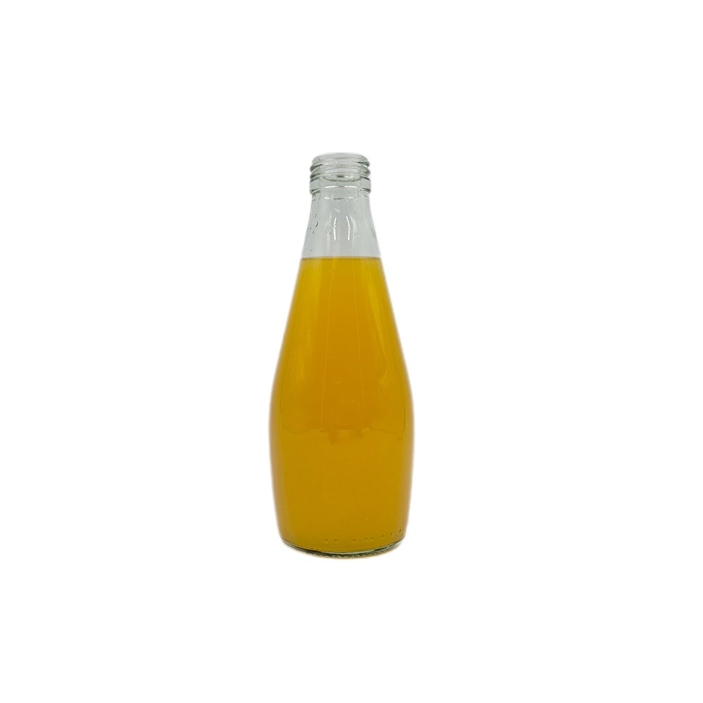 Clear Glass Cold Brew Drinking Bottle Fruit Juice Tea Beverage Glass Bottle Manufacturer