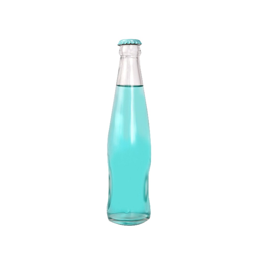 Clear Glass Cold Brew Drinking Bottle Fruit Juice Tea Beverage Glass Bottle Manufacturer