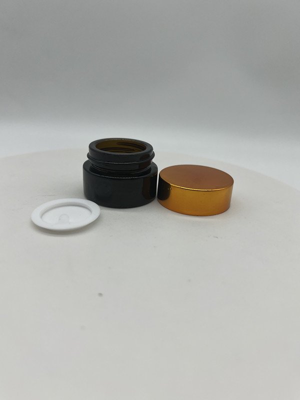 hot sale empty luxury 30ml 50ml 100ml 1oz 1.5oz 2oz 2.5oz 3oz cream jar plastic aluminum lids glass bottle