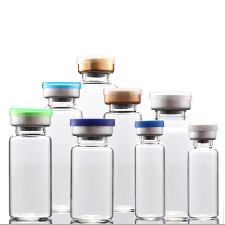 Clear pharmaceutical vials 5ml 7ml 10ml 15ml 20ml 30ml 50ml pharmacy medical vials pill glass bottle