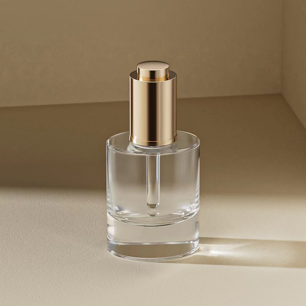 30ml gradient color Skincare Essential Oil Serum Glass Bottle Cosmetics Glass Dropper Bottle