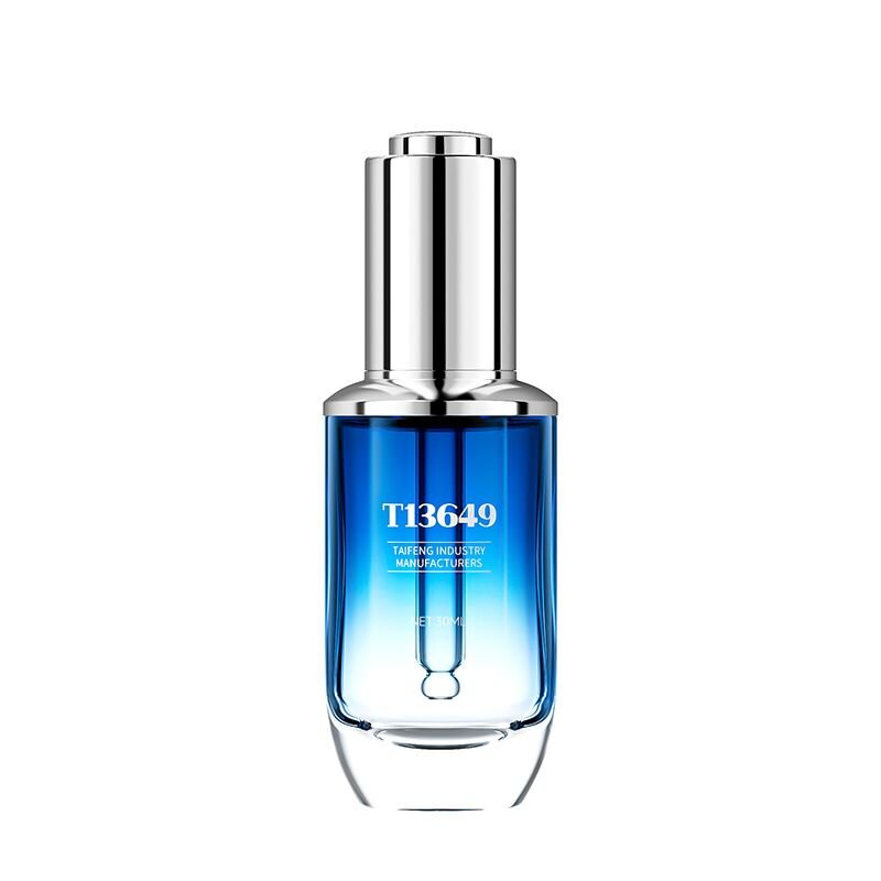 Press button dropper glass bottle for glass bottles dropper with 30ml serum bottle