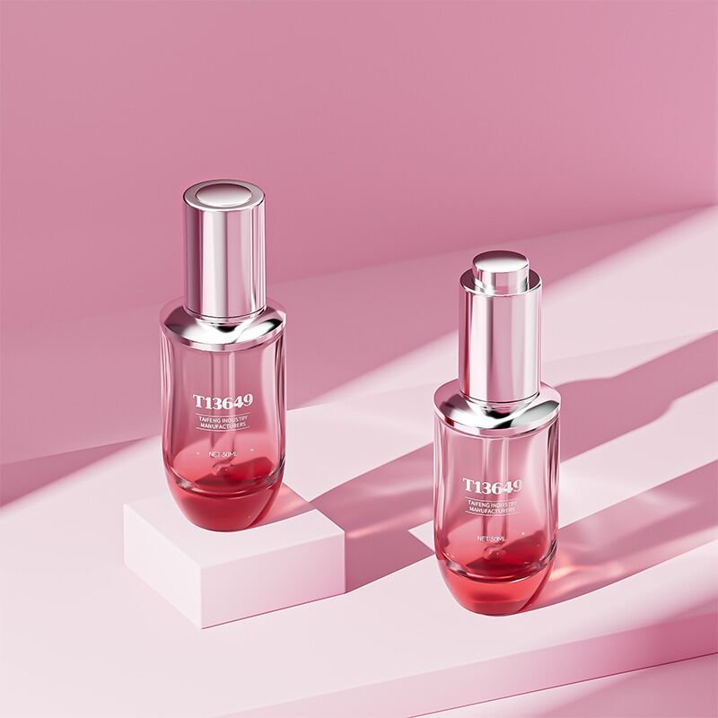 Press button dropper glass bottle for glass bottles dropper with 30ml serum bottle