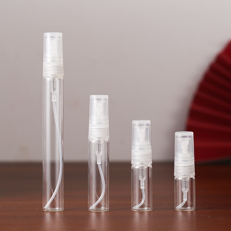 2ml 3ml 5ml 10ml Transparent Perfume Sub Bottle Perfume Sample Bottle Glass Spray Bottle Trial