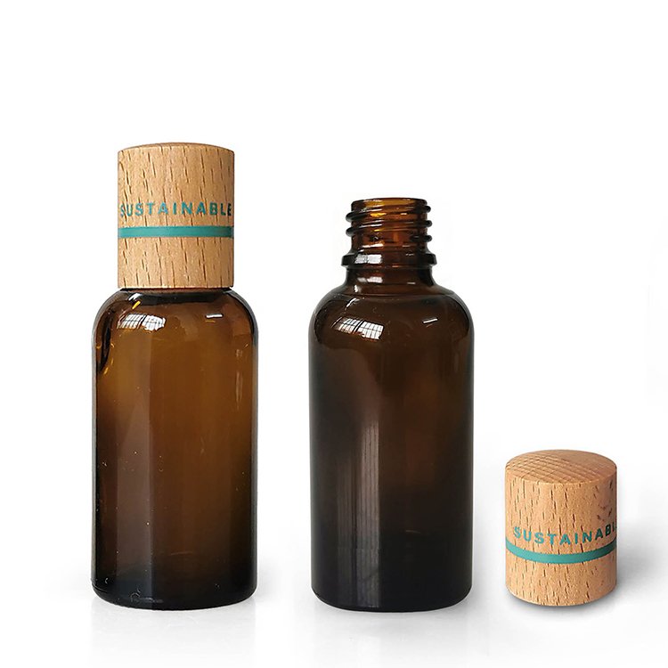 Best Selling 30 Ml Frosted Matte Amber Glass Dropper Bottle 10ml 30ml Bread Oil Essential Oil Clear Glass Bottle