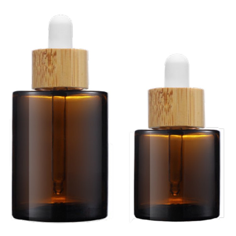 Best Selling 30 Ml Frosted Matte Amber Glass Dropper Bottle 10ml 30ml Bread Oil Essential Oil Clear Glass Bottle