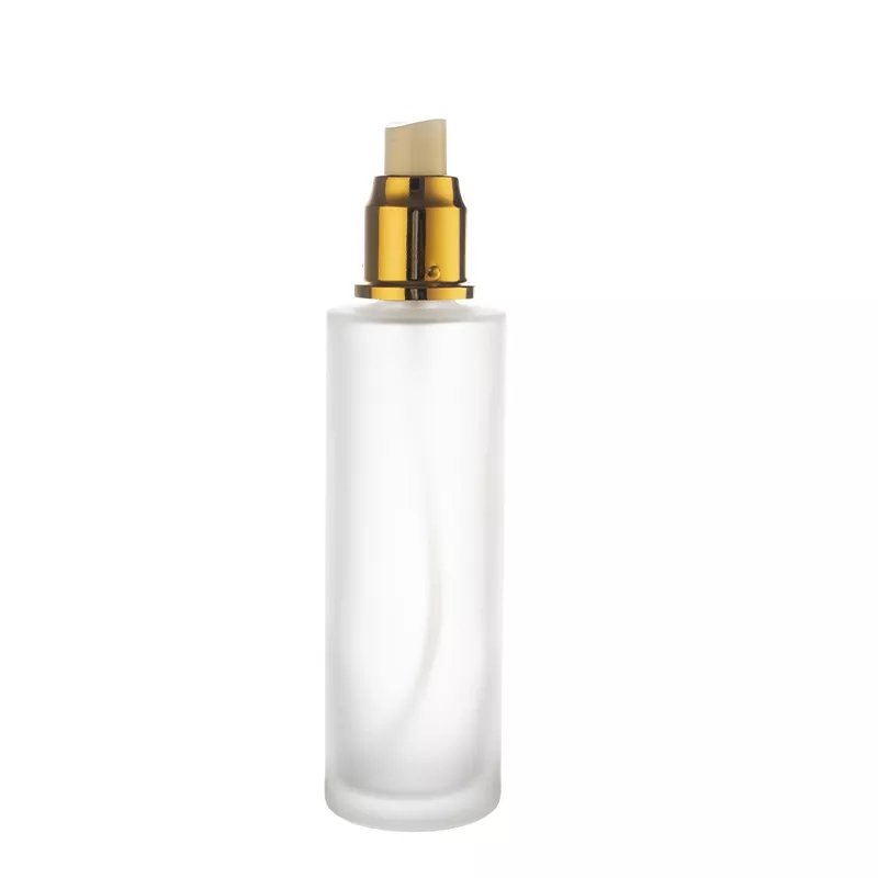 Berlin Packaging Mist Spray Empty Round Cylinder Essential Oil Bottles Frosted Glass Perfume Lotion Pump Cosmetic Bottle Set