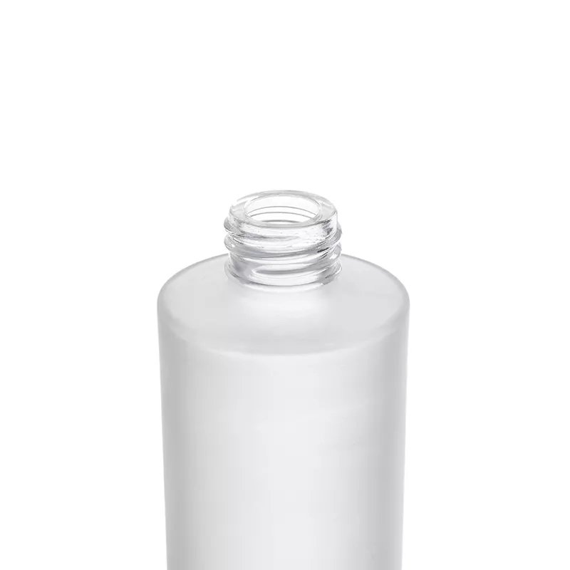 Berlin Packaging Mist Spray Empty Round Cylinder Essential Oil Bottles Frosted Glass Perfume Lotion Pump Cosmetic Bottle Set