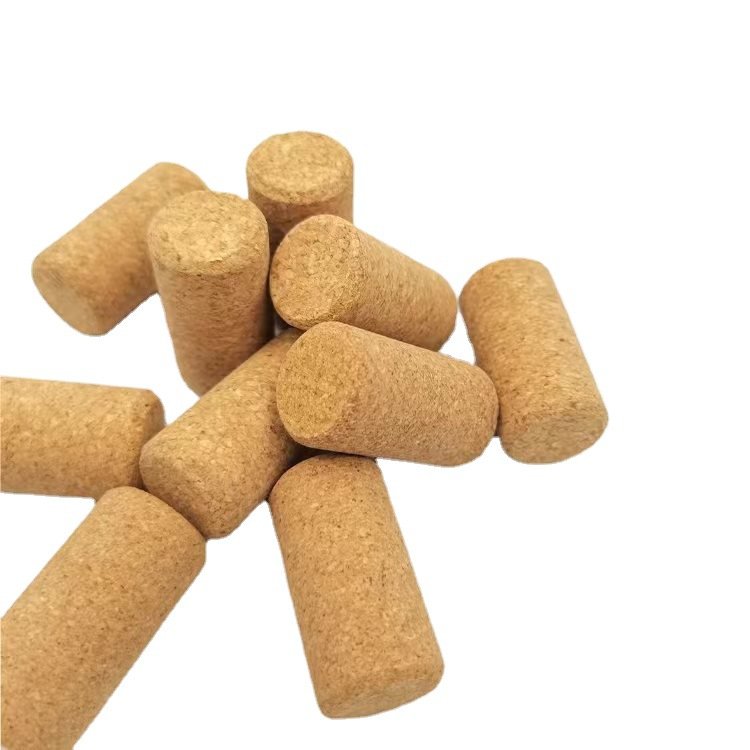 Manufacturer supplies wholesale Cork for red wine sealing corks laser engraving logo stoppers for glass bottle with shrink film