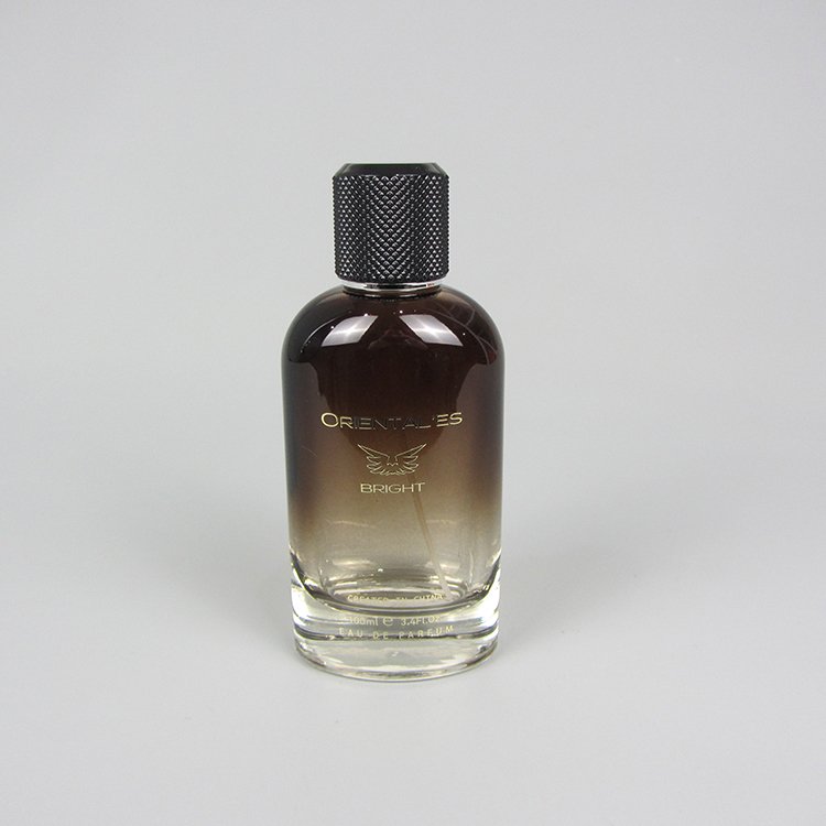 Custom Transparent Empty 100ml Man Style Spray Perfume Glass Bottle