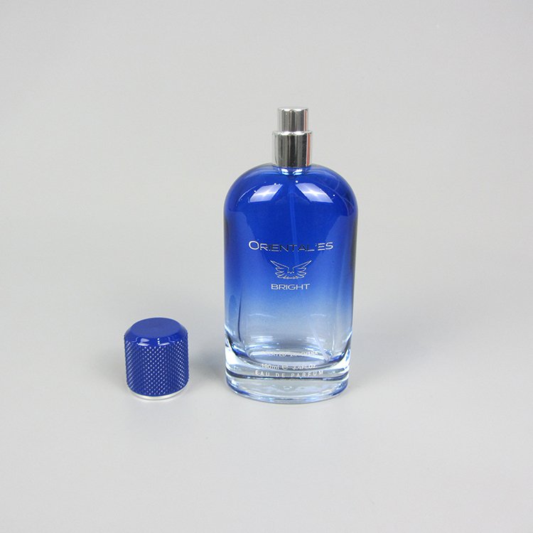 Custom Transparent Empty 100ml Man Style Spray Perfume Glass Bottle