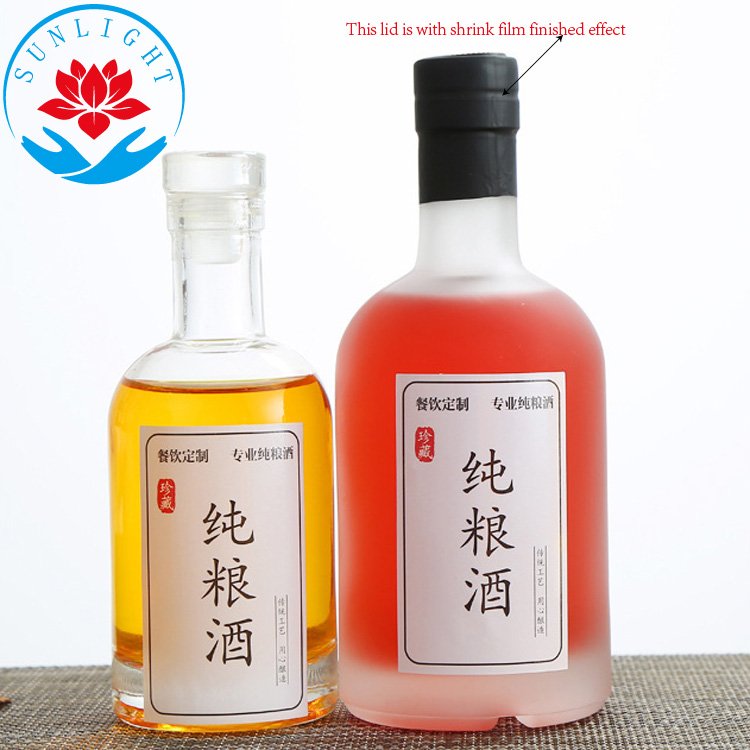 Factory Price Best Selling Products 2023 High Quality Big Capacity Glass Bottles Vodka 1000ml