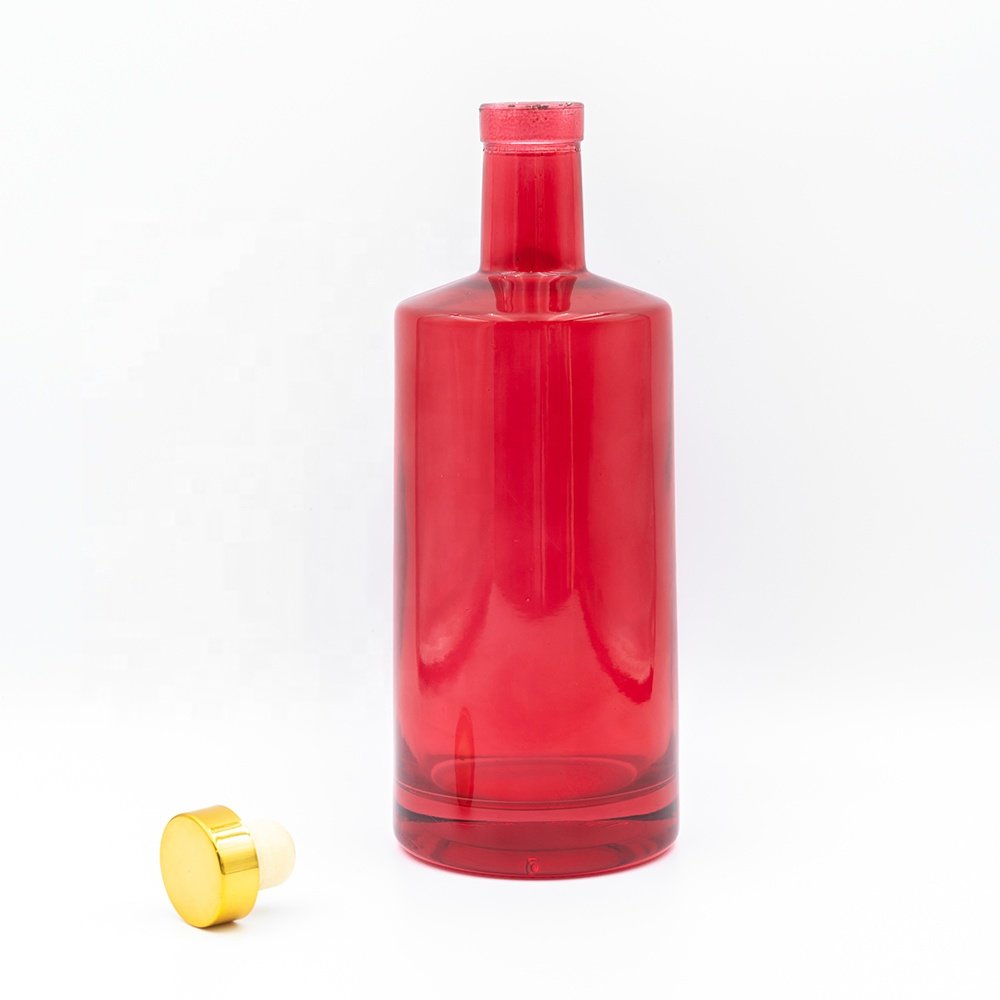 Wilk-Glass Bottle Manufacturer Custom Empty Crystal Glass Wine Bottles 500ml 750ml 1L