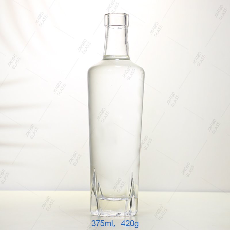 Wholesale 50ml 100ml 200ml 375ml Spirits Vodka Gin Liquor Glass Bottle With Cork Or Screw Cap For Sale