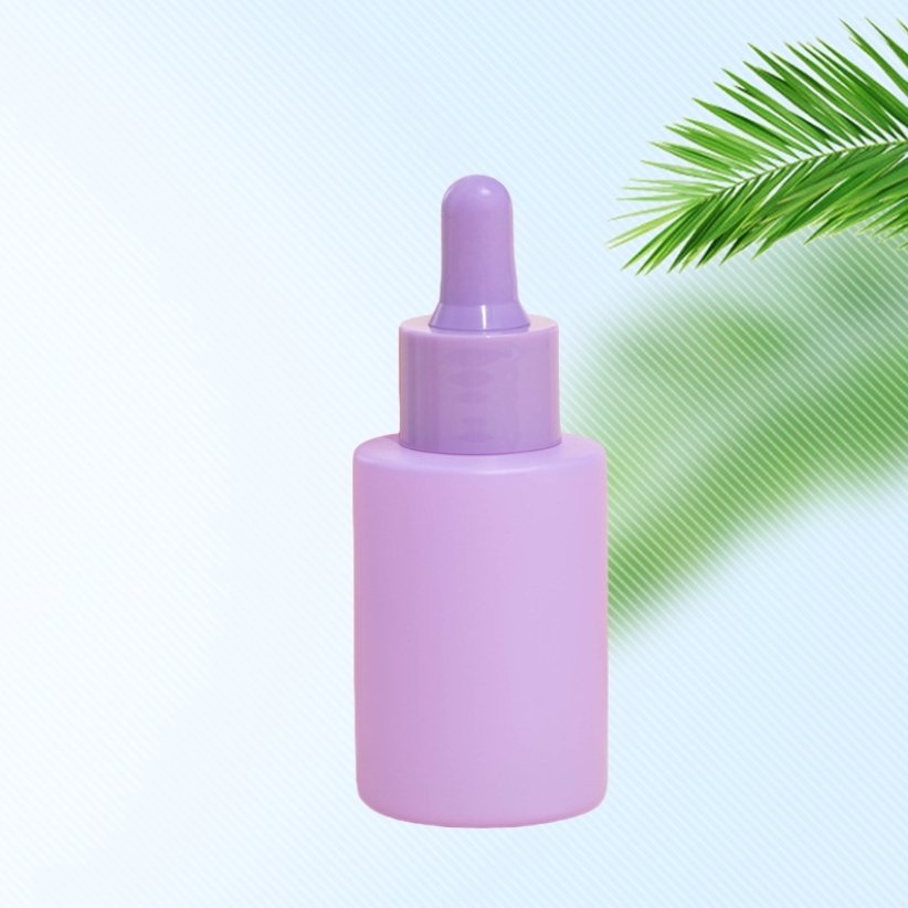 Customized Stock Macaron Color Dropper 30Ml Lotion Bottle Solution Essential Oil Glass Bottle With White Dropper