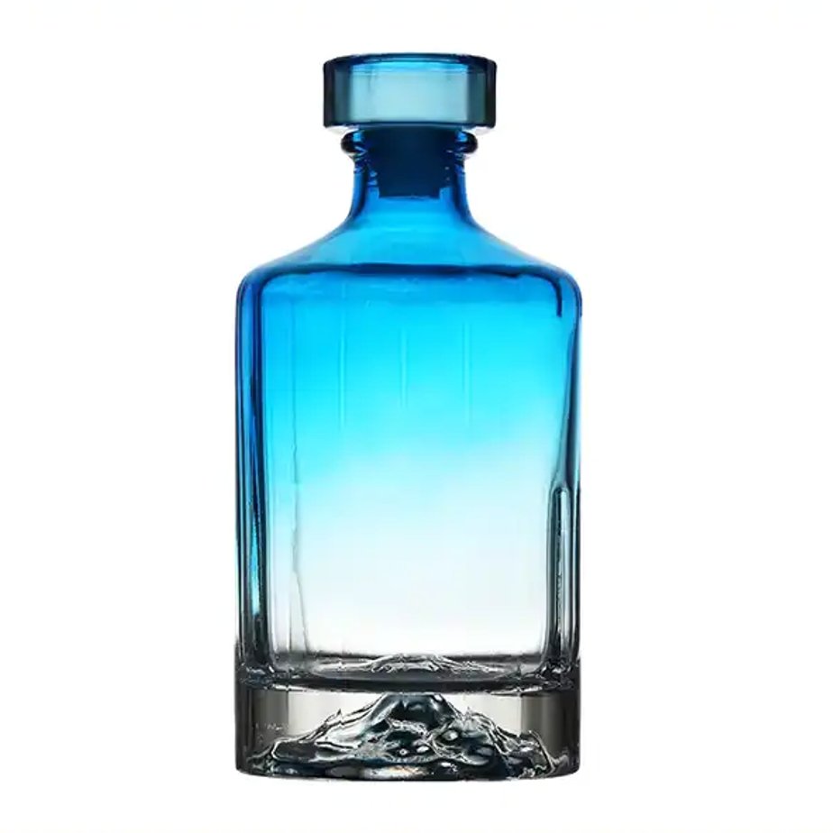 Manufacture Hot Vodka Brandy Frosted Wine Glass Bottles 700 Ml 750 Ml