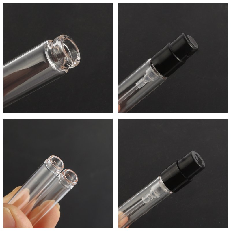Manufacturers Wholesale Portable 1.5Ml Small Container Travel Empty Sample Glass Bottle 2.5Ml Perfume Glass Tester Bottles
