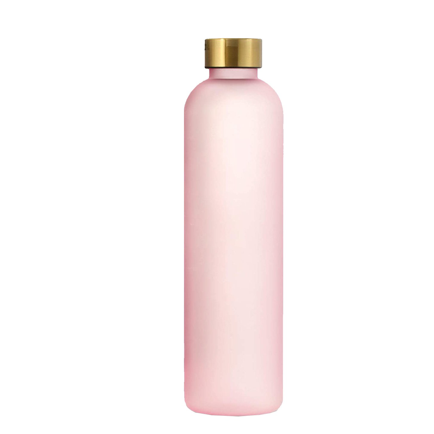 Wholesale 1000ml pink Glass Bottles Frosted Drinking Water Bottle