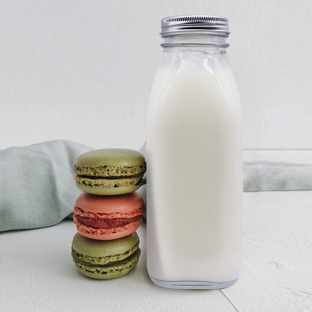 200ml 250ml 500ml 1liter glass beverage bottles wholesale empty milk juice bottles