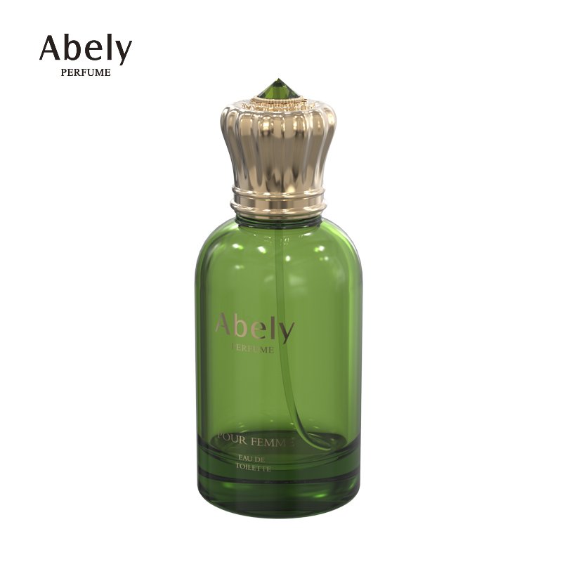 Empty High Quality Cylinder Transparent OEM Glass 50ml Perfume Bottle with Bottle Cap