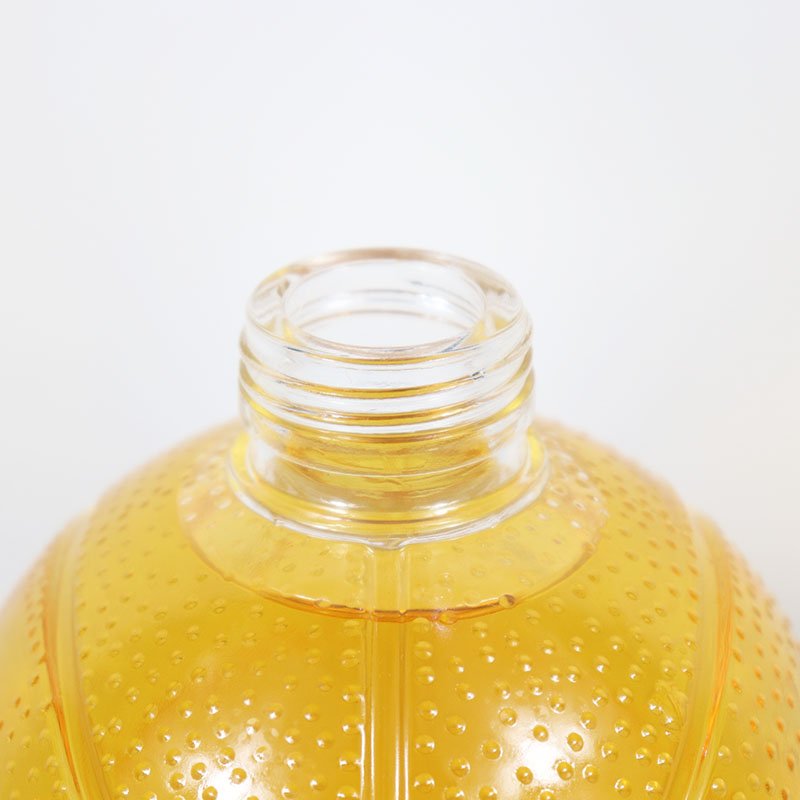 NCT-335 750ml football shape vodka gin spirit glass bottle with screw cap