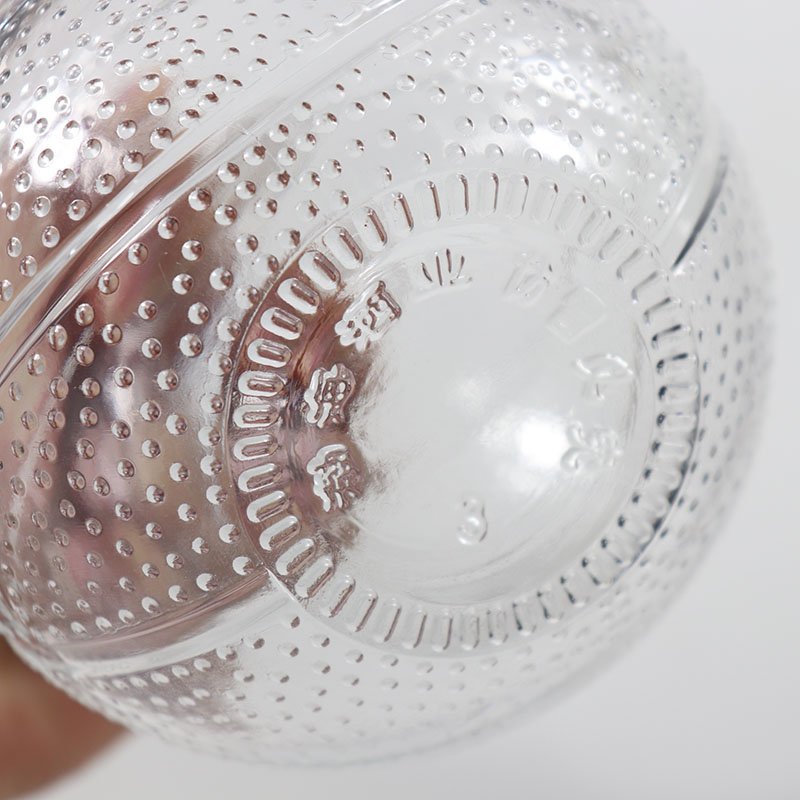 NCT-335 750ml football shape vodka gin spirit glass bottle with screw cap